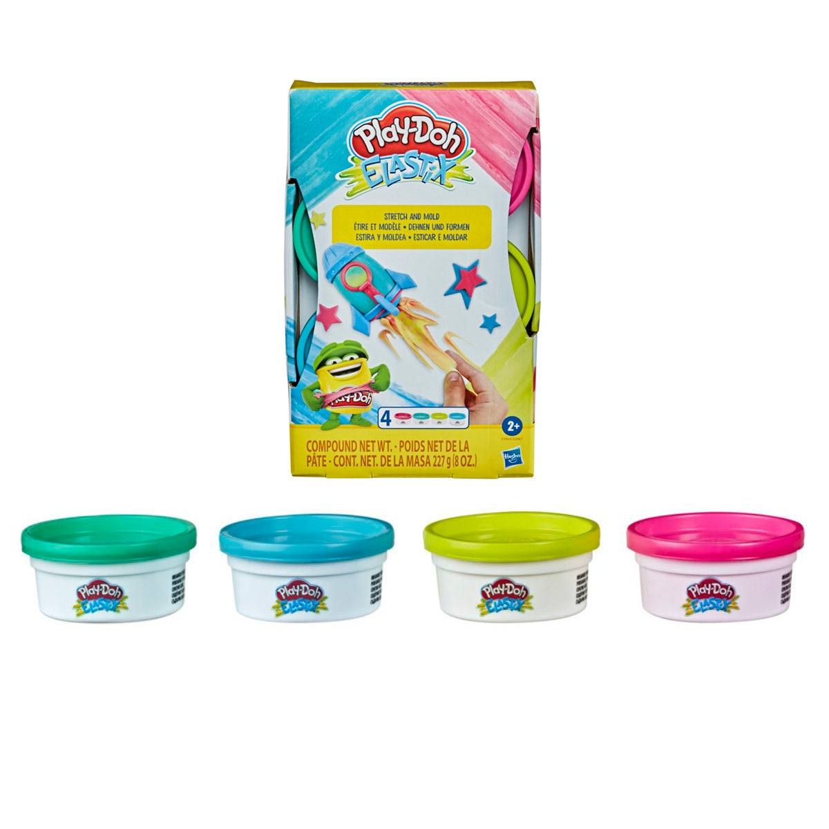 Play Doh Mundo De Texturas Elastix - Pack 4 Colores Espacio